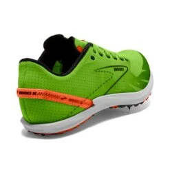 BROOKS Unisex Draft XC Spike - Green Grecko/Red Orange/White- Regular (D) -Sports Shoes 100039 308 H Draft XC