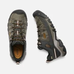 Keen Men's Targhee III Leather Waterproof Hiking Shoe - Black Olive/Golden Brown - Regular (D) -Sports Shoes 1017784 PLD PDP