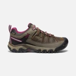 Keen Women's Targhee III Waterproof Hiking Shoe - Weiss/Boysenberry- Regular (B)