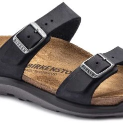 Birkenstock Women's Sierra Oiled Leather Sandal - Black - Regular/Wide -Sports Shoes 1018704 detail 1