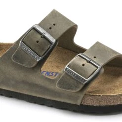 Birkenstock Arizona Soft Footbed Faded Khaki Oiled Nubuck Leather- Regular/Wide 10 Birkenstock Arizona Soft Footbed Faded Khaki Oiled Nubuck Leather- Regular/Wide -Sports Shoes 1019313 detail 1