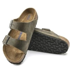 Birkenstock Arizona Soft Footbed Faded Khaki Oiled Nubuck Leather- Regular/Wide 8 Birkenstock Arizona Soft Footbed Faded Khaki Oiled Nubuck Leather- Regular/Wide -Sports Shoes 1019313 sole