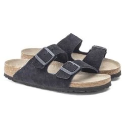 Birkenstock Arizona Suede Soft Footbed -Midnight- Medium/Narrow -Sports Shoes 1020716 pair