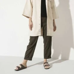 Birkenstock Arizona Shearling Sandal - Habana Natural- Medium/Narrow -Sports Shoes 1021049 f look f