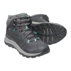 Keen Women's Terradora II Mid Waterproof Hiking Boot - Magnet/Ocean Wave - Regular (B) -Sports Shoes 1022353 PPS large