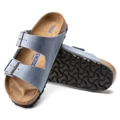 Birkenstock Arizona SFB Oil Leather Sandal - Dusty Blue - Regular/Wide 10 Birkenstock Arizona SFB Oil Leather Sandal - Dusty Blue - Regular/Wide -Sports Shoes 1022477 sole