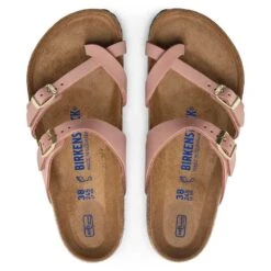 Birkenstock Women's Mayari NuBuck Soft Footbed - Old Rose- Regular/Wide -Sports Shoes 1023964 top