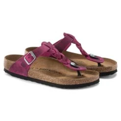Birkenstock Women's Gizeh Braid Sandal- Festival Fuchsia- Regular/Wide -Sports Shoes 1023991 pair
