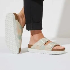 Birkenstock Women's Arizona Platform Sandal- Watercolor Pink- Medium/Narrow 10 Birkenstock Women's Arizona Platform Sandal- Watercolor Pink- Medium/Narrow -Sports Shoes 1024597 f closeup f