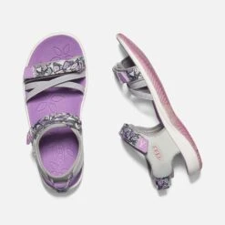 Keen Big Kids' Verano Sandal - Vapor/African Violet -Sports Shoes 1024829 PLD PDP 1