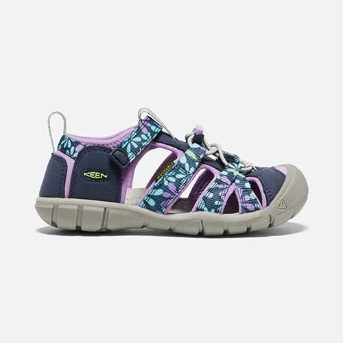 Keen Little Kids' Seacamp II CNX Sandal - Black Iris/African Violet 1 Keen Little Kids' Seacamp II CNX Sandal - Black Iris/African Violet