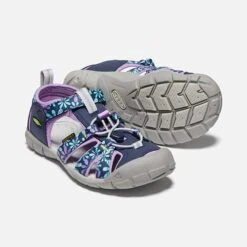 Keen Big Kids' Seacamp II CNX Sandal - Black Iris/African Violet -Sports Shoes 1025149 PPS PDP