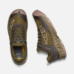 Keen Men's NXIS Evo WP Hiking Shoe - Dark Olive/Black Olive - Regular (D) -Sports Shoes 1025909 PLD PDP 1