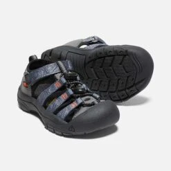 Keen Little Kids' Newport H2 Sandal - Steel Grey/Black -Sports Shoes 1026268 PPS PDP 1