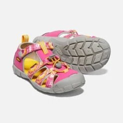 Little Kids' Seacamp II CNX Sandal - Multi/Keen Yellow -Sports Shoes 1026320 PPS PDP