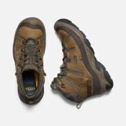 Keen Men's Circadia Mid WP Hiking Boot- Bison/Brindle- Wide (2E) -Sports Shoes 1026841 PLD PDP