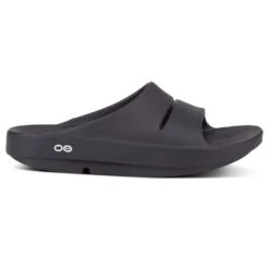 OOfos Unisex OOahh Slide - Black-Regular (D)