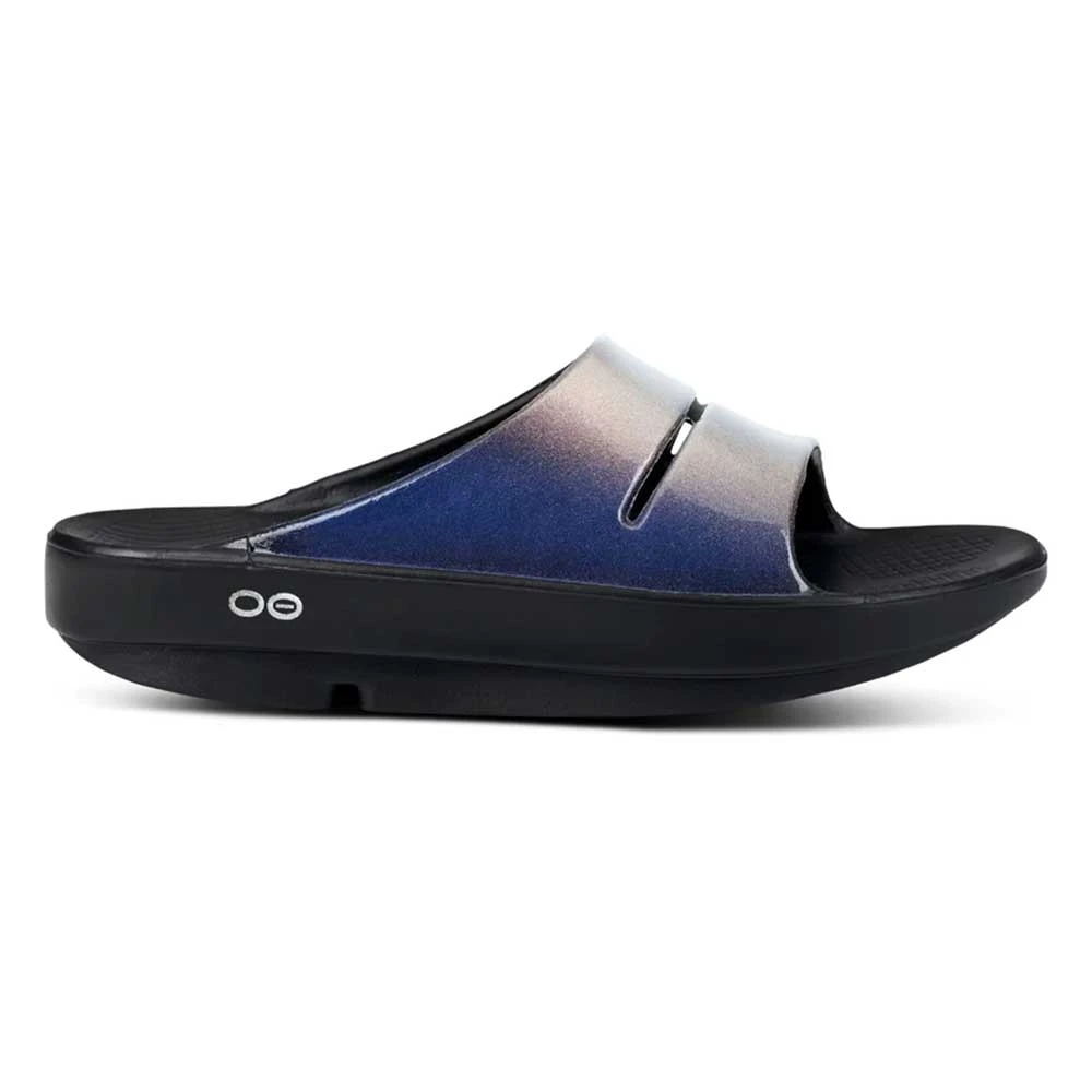 OOfos Women's OOahh Luxe Slide- Calypso 1 OOfos Women's OOahh Luxe Slide- Calypso