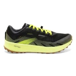 BROOKS Men's Catamount Trail Shoe- Black/Nightlife- Regular (D)