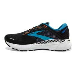 BROOKS Men's Adrenaline GTS 22 Running Shoe - Black/Blue/Orange- Regular (D) -Sports Shoes 110366 034 m adrenaline gts 22 mens cushion running shoe