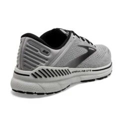 BROOKS Men's Adrenaline GTS 22 Running Shoe - Alloy/Grey/Black- Narrow (B) -Sports Shoes 110366 012 H Adrenaline GTS 22