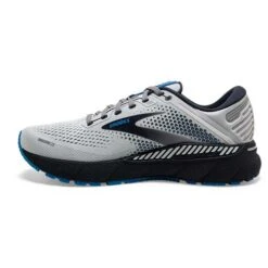 BROOKS Men's Adrenaline GTS 22 Running Shoe- Oyster/India Ink/Blue - Wide (2E) 7 BROOKS Men's Adrenaline GTS 22 Running Shoe- Oyster/India Ink/Blue - Wide (2E) -Sports Shoes 110366 023 M Adrenaline GTS 22