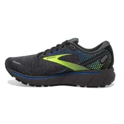 BROOKS Men's Ghost 14 Running Shoe- Black/Blue/Nightlife- Regular (D) -Sports Shoes 110369 069 M Ghost 14