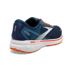 BROOKS Men's Ghost 14 Running Shoe - Titan/Teal/Flame — Regular (D) -Sports Shoes 110369 488 H Ghost 14