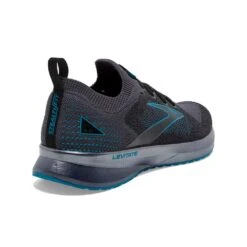 BROOKS Men's Levitate StealthFit 5 Running Shoe- Black/Ebony/Crystal Teal- Regular (D) -Sports Shoes 110372 091 H Levitate StealthFit 5