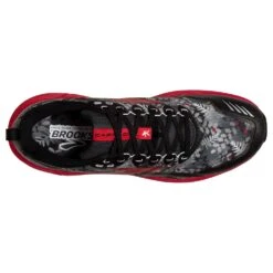 BROOKS Men's Cascadia 16 Trail Running Shoe - Black/Grey/Red - Regular (D) -Sports Shoes 110376 008 O Cascadia 16