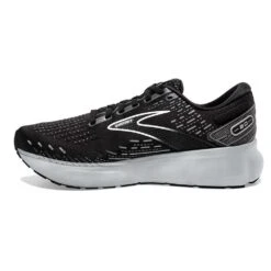 BROOKS Men's Glycerin 20 Running Shoe - Black/White/Alloy - Wide (2E) -Sports Shoes 110382 059 M Glycerin 20