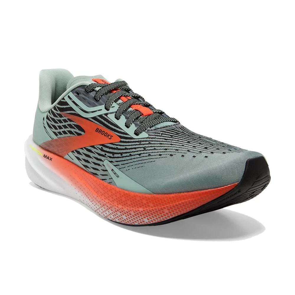 BROOKS Men's Hyperion Max Running Shoe- Blue Surf/Cherry/Nightlife- Regular (D) 2 BROOKS Men's Hyperion Max Running Shoe- Blue Surf/Cherry/Nightlife- Regular (D) - Image 2
