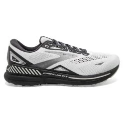 BROOKS Men's Adrenaline GTS 23 Running Shoe - Oyster/Ebony/Alloy- Extra Wide (4E)