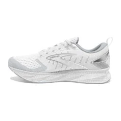 BROOKS Men's Levitate 6 Running Shoe - Bright White/Oyster Mushroom- Regular (D) 7 BROOKS Men's Levitate 6 Running Shoe - Bright White/Oyster Mushroom- Regular (D) -Sports Shoes 110395 126 M Levitate 6