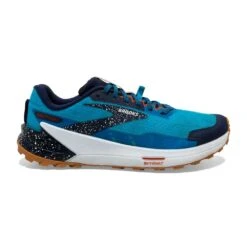BROOKS Men's Catamount 2 Trail Running Shoe- Peacoat/Atomic Blue/Rooibos - Regular (D)