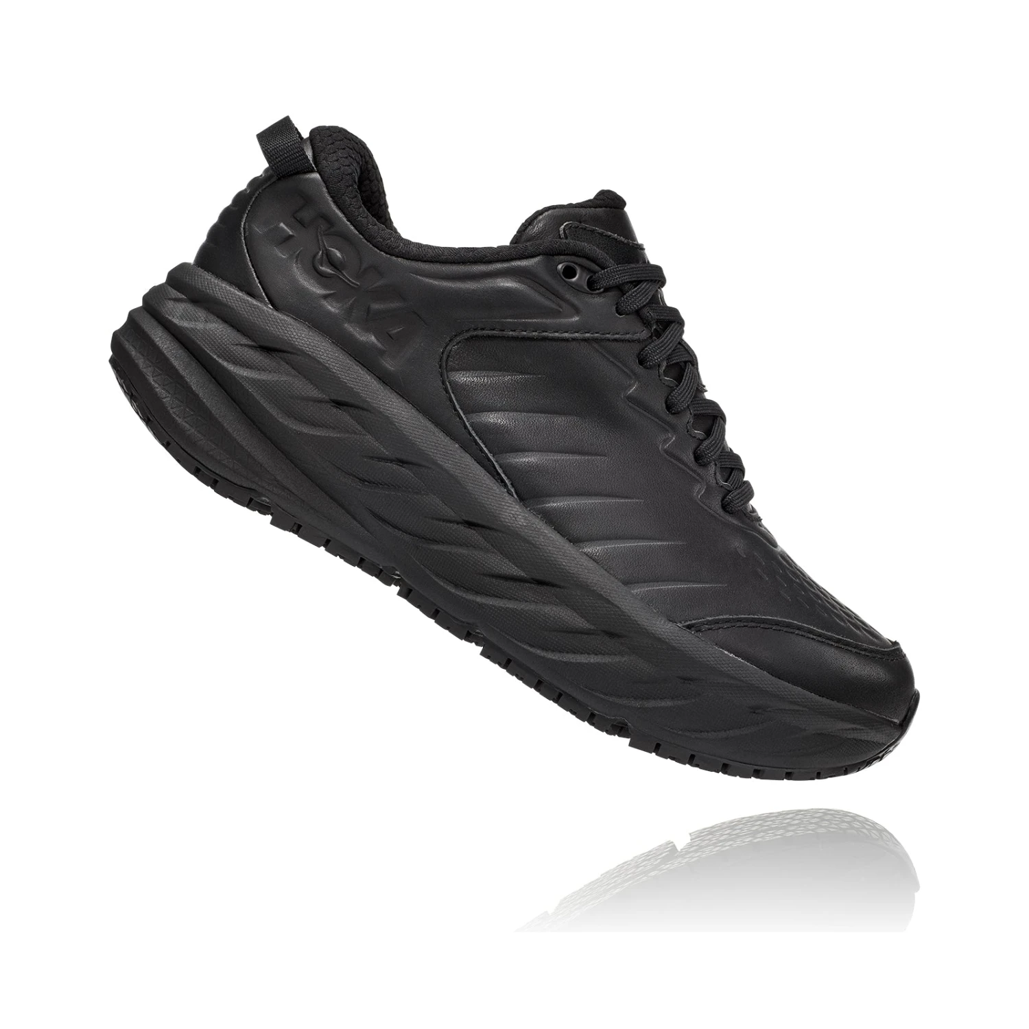 Hoka Women's Bondi SR Running Shoe - Black/Black - Regular (B) 1 Hoka Women's Bondi SR Running Shoe - Black/Black - Regular (B)