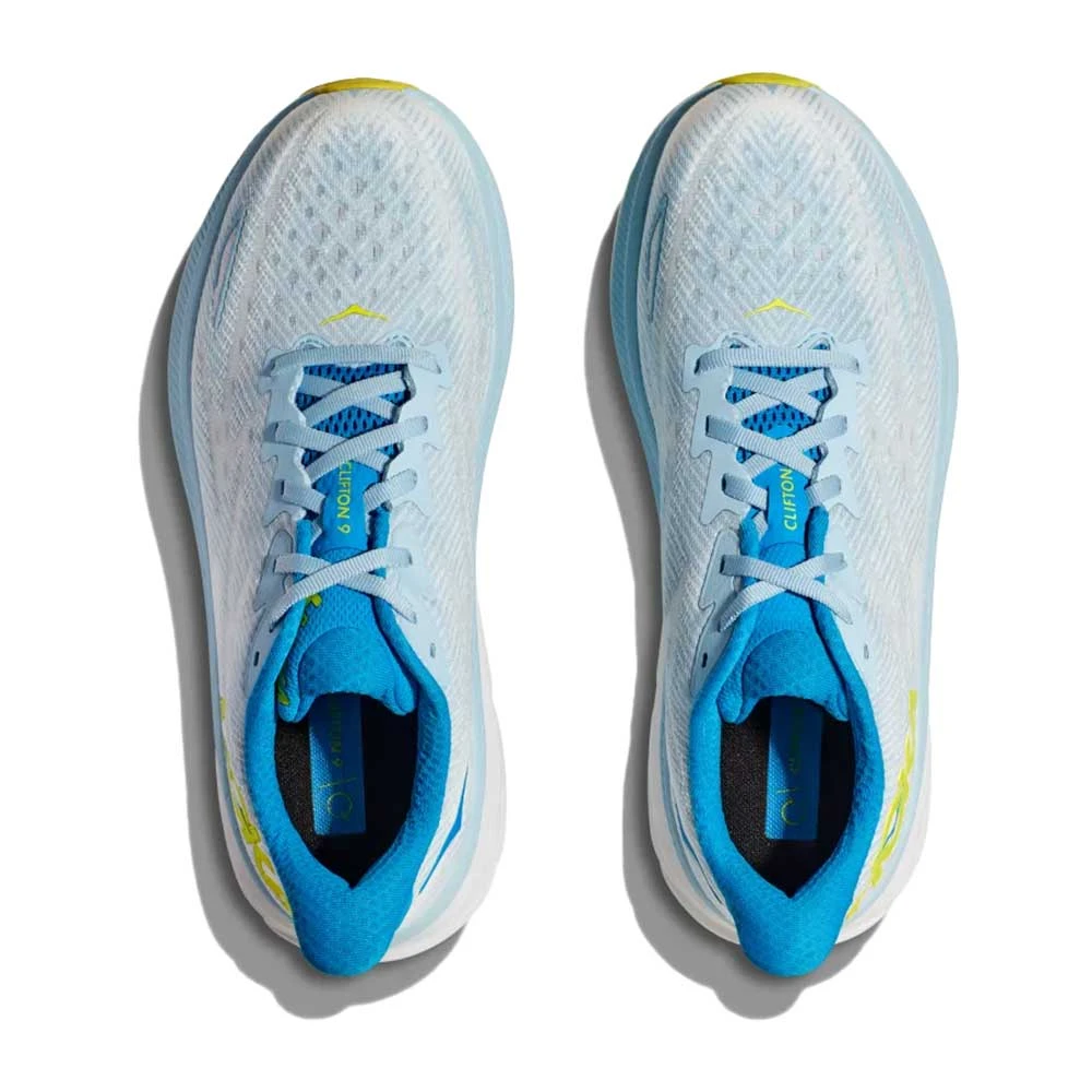 Hoka Men's Clifton 9 Running Shoe - Ice Water/Evening Primrose - Regular (D) 3 Hoka Men's Clifton 9 Running Shoe - Ice Water/Evening Primrose - Regular (D) - Image 3