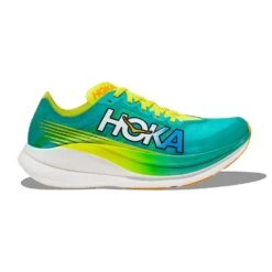 Hoka Unisex Rocket X 2 Running Shoe - Ceramic/Evening Primrose - Regular (D)