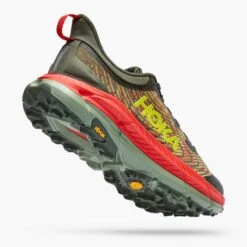 Hoka Men's Mafate Speed 4 Trail Shoe - Thyme/Fiesta- Regular (D) -Sports Shoes 1129930 TFST 3