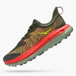Hoka Men's Mafate Speed 4 Trail Shoe - Thyme/Fiesta- Regular (D) -Sports Shoes 1129930 TFST 4