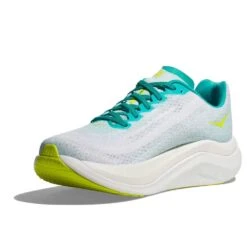 Hoka Men's Mach X Running Shoe - White/Blue Glass - Regular (D) -Sports Shoes 1141450 WBGL 3