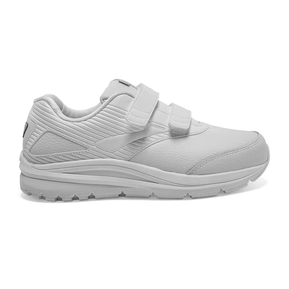 BROOKS Women's Addiction Walker V-Strap 2 Walking Shoe - White/White- Extra Wide (EE) 1 BROOKS Women's Addiction Walker V-Strap 2 Walking Shoe - White/White- Extra Wide (EE)