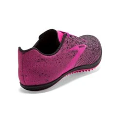 BROOKS Women's Mach 19 Track Spike - Black/Hollyhock/Pink- Regular (B) -Sports Shoes 120311 063 H Mach 19