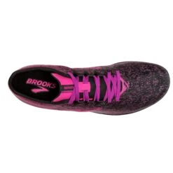 BROOKS Women's Mach 19 Track Spike - Black/Hollyhock/Pink- Regular (B) -Sports Shoes 120311 063 O Mach 19