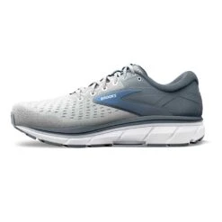 BROOKS Women's Dyad 11 Running Shoe - Grey/White/Blue - Regular (B) 8 BROOKS Women's Dyad 11 Running Shoe - Grey/White/Blue - Regular (B) -Sports Shoes 120312 065 M Dyad 11 b6d97fb3 c7aa 4cf3 af14 f9d8037301f9