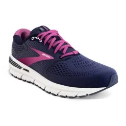 BROOKS Women's Ariel 20 Running Shoe- Peacoat/Vivid Viola/White - Wide (D) -Sports Shoes 120315 491 A Ariel 20 1