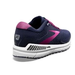 BROOKS Women's Ariel 20 Running Shoe- Peacoat/Vivid Viola/White - Wide (D) -Sports Shoes 120315 491 H Ariel 20 1