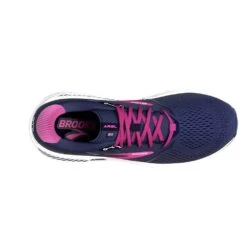 BROOKS Women's Ariel 20 Running Shoe- Peacoat/Vivid Viola/White - Wide (D) -Sports Shoes 120315 491 O Ariel 20 1