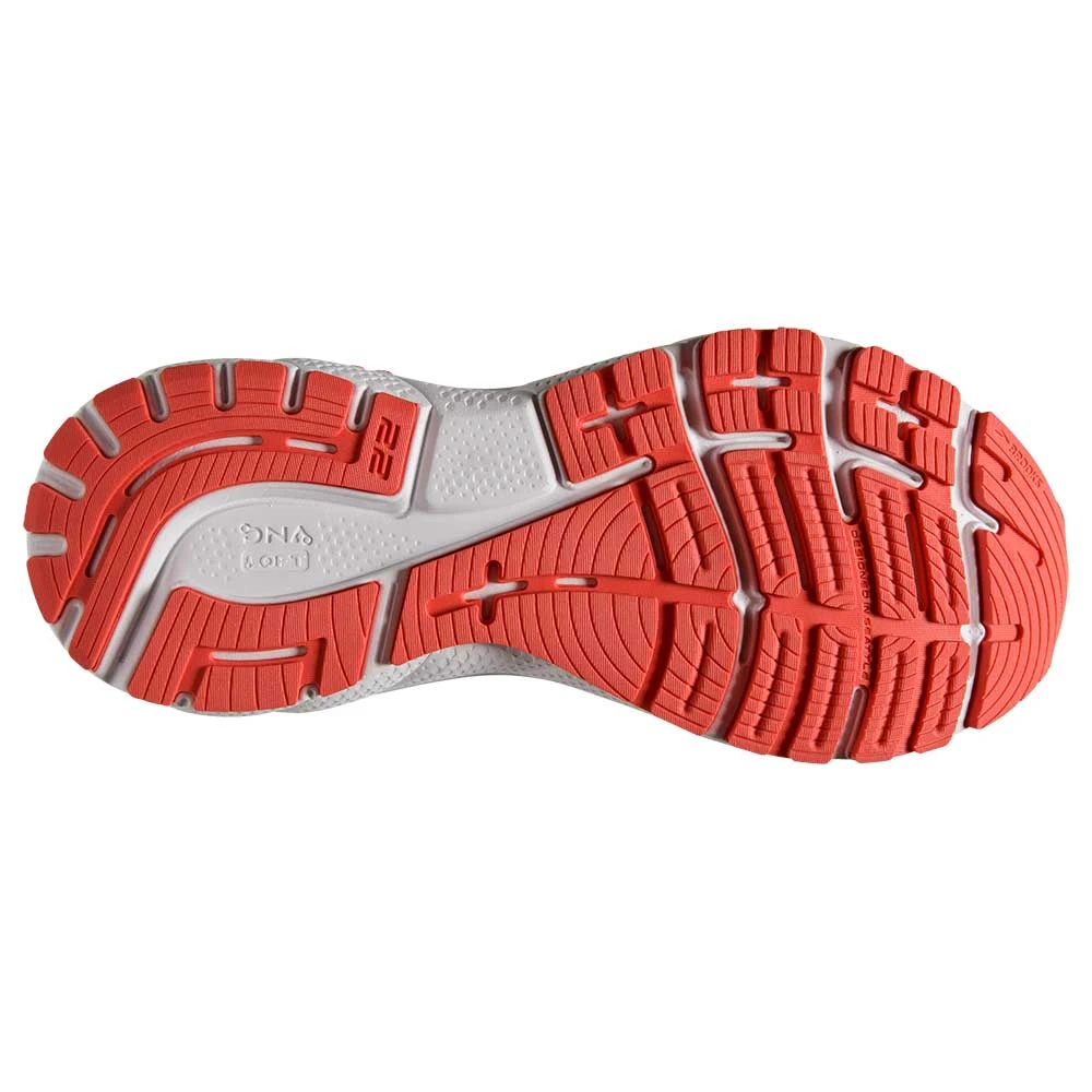 BROOKS Women's Adrenaline GTS 22 Running Shoe- Coral/Latigo Bay/White- Regular (B) 6 BROOKS Women's Adrenaline GTS 22 Running Shoe- Coral/Latigo Bay/White- Regular (B) - Image 6