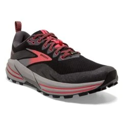 BROOKS Women's Cascadia 16 GoreTEX Trail Running Shoe - Black/Blackened Pearl/Coral - Regular (B) -Sports Shoes 120364 071 A Cascadia 16 GTX
